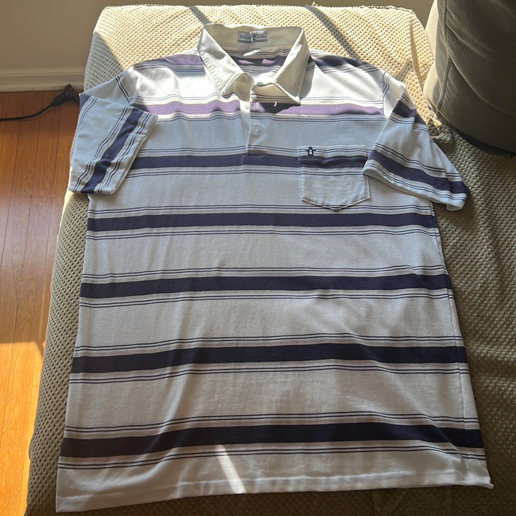 Penguin Mens Golf Club Print Ss Polo Shirt Sz L Penguin Mens Golf Club Print Ss Polo Shirt Sz L